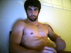 dude on web cam./