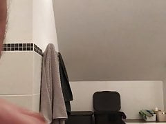 jerk off in the bathroom