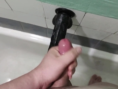 MORNING GETTING OFF. JIZM ON PLAYTHING