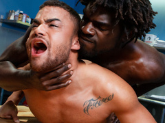 Doggy & cowboy pleasures via black cock