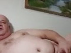 Old man Cums on Webcam