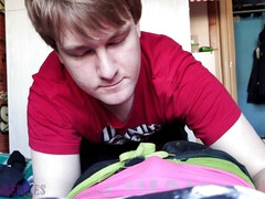 Teen guy gets a blowjob from me. POV, uncut and 4K