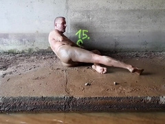 Masturbating in the mud