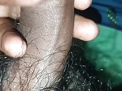 Boy practicing hand job for filling self plaser