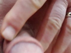 73yrold Grandpa 202 uncut chub wank solo closeup close cock