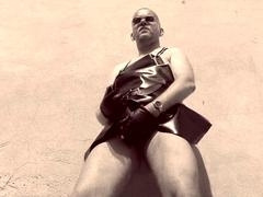 Grizzly, gay boots, gay rubber