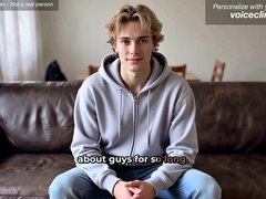 First time gay sex - Seducing gay blonde twink into first gay experience5