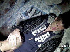 young latino fucked outdoor at night by striaght scallly boy from paris