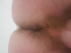 Close up camera on my caboose and wanking off with jism at the complete