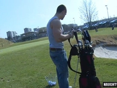 Watch this guy's massive sausage make him flow with hot jizz