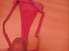 Cum in a thong