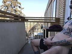 Raining Jizz from the Fifth Floor