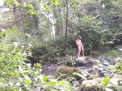 Exib session at my little oasis (half naked) #2