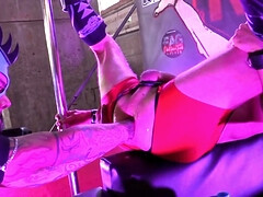 Strong hunks share merciless fisting in their hot maledom play