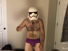 Hairy, gay lingerie, average cock