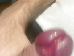 Hot gay masturbate while in bed