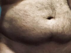 Big cock jerking and nipple tease