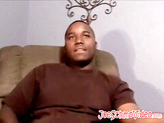 Cute black unexperienced opening up old white perv