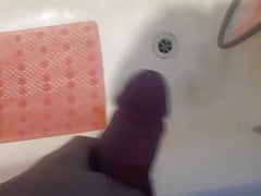 jerking off in the bathroom
