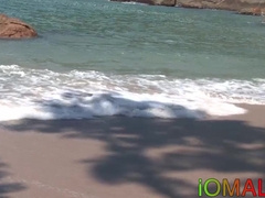 Latino jock fucks big black cock for interracial creampie