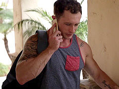 Muscle Hunks, Rough no condom group & two Are Step Brothers