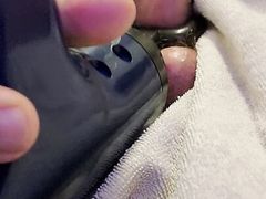 Loud intense cum with massager