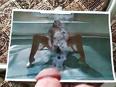 Monica Model cumshot tribute
