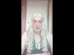 Crossdresser yearns for a man's cock in amateur video with Mark Wright