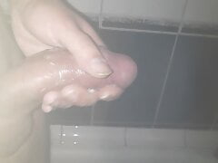 Double cum in bathroom