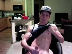 Jacking His Meatpipe In His Room