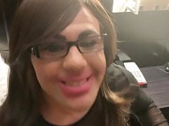 Crossdresser Sucking Cock