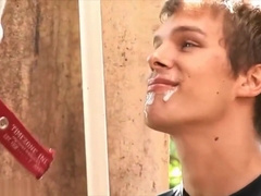 DARWIN EDIT - BEL AMI CUM EATING 10 DUDES