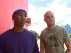 Watch this interracial orgy with a mixed group of guys getting it on in Doggy-Style