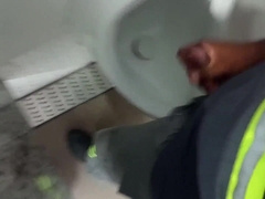 Employee making tub