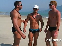 8 sexy muscle latino fucking wih straight boy curious rough sex