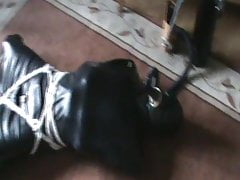 Breath control in a rubber hogsack - 2