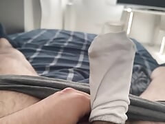 Syringe with my colleague's socks