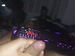 Jerking and cumming hard 3