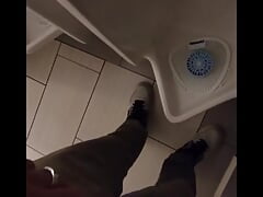 johnholmesjunior in vancouver island mens bathroom in super risky solo show with huge cum