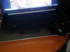Some alone time so stroking my cock