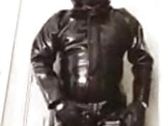 ONE PIECE PROS SHINY BLACK WATERPROOF SUIT