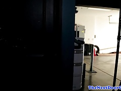 Barebacked cheating groom covered in own cum