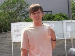 Aggressive fuck with a twink who's in it for money