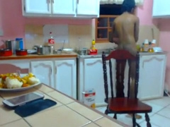 Indian mate cumming on Curry then eating