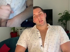 Double Cam Edging And Dirty Talk French And English (big Cumshot)