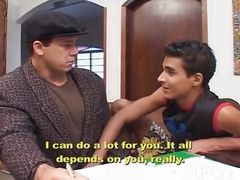 Boy throbbed in the ass in exchange for good grades
