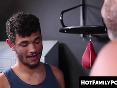 HotFamilyPorn.com - Hunk jock pounds hard with his massive throbbing dick hard