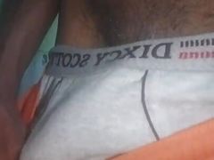 I masturbated yesterday evening by applying oil on it