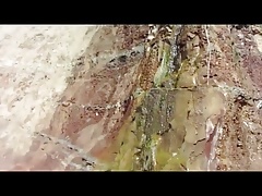 Mary drops panties on beach