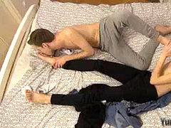 gay nubile licks toes